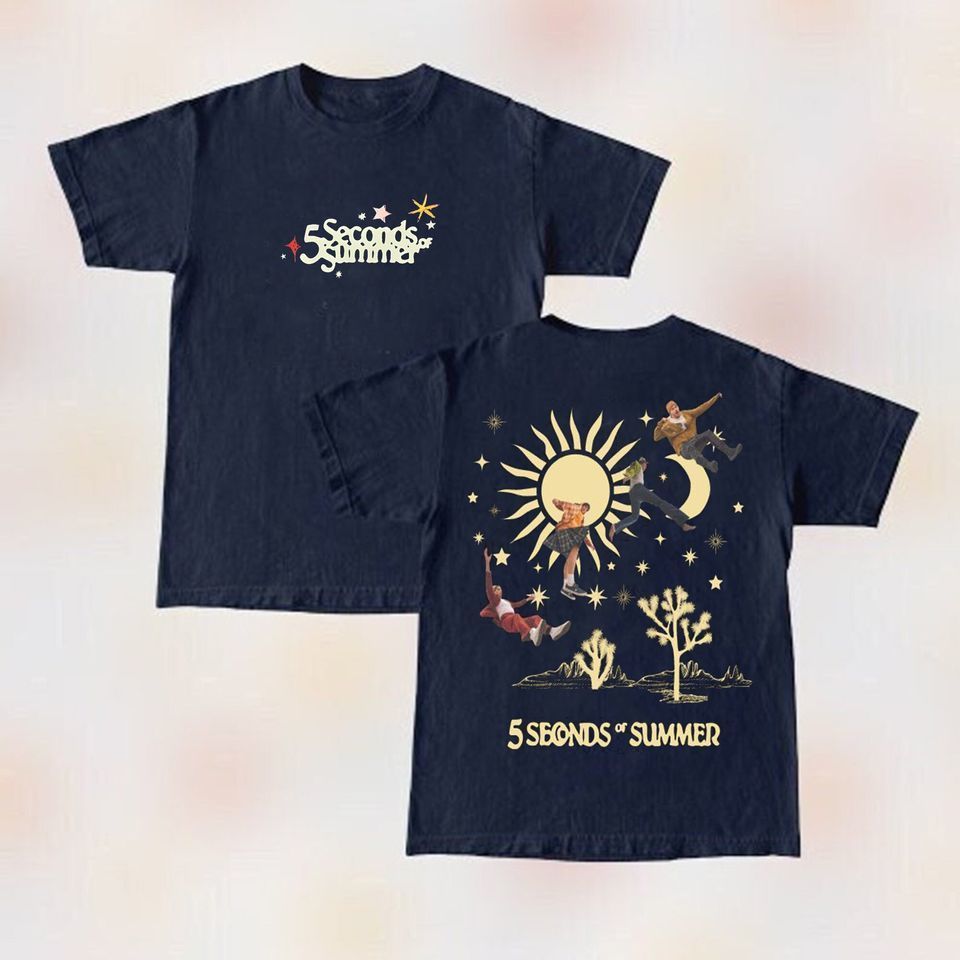 5 Seconds Of Summer Shirt 5 Seconds Of Summer 2 Sided Tshirt